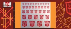 Symbols for Autobots (Silver backed)