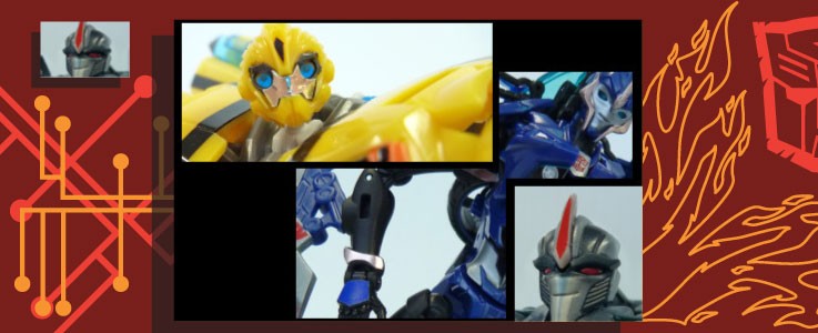 Labels for TF:Prime Bumblebee and 1st Ed. Arcee