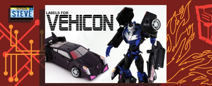 Labels for TF:Prime Vehicon