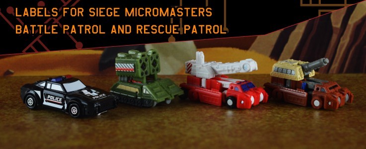 Labels for Siege Battle Patrol and Rescue Patrol