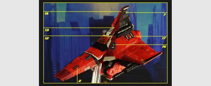 Parts & Labels & Stickers for WFC Siege Red Wing - Toyhax
