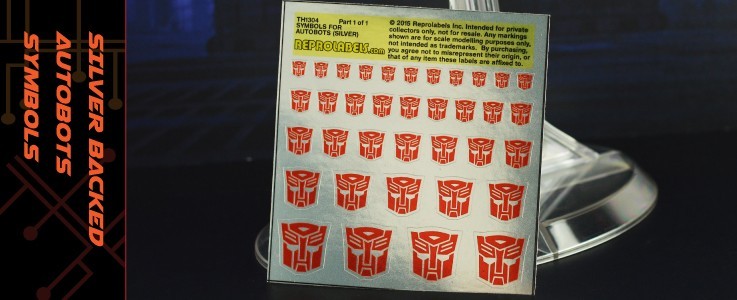 Symbols for Autobots (Silver backed)