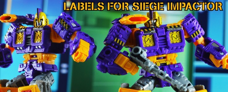 Labels for Siege Impactor