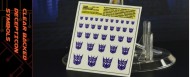 Symbols for Decepticons (Clear backed)