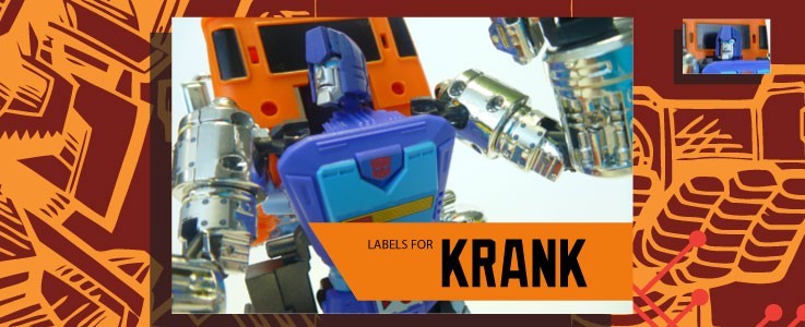 Labels for X-Transbots Krank