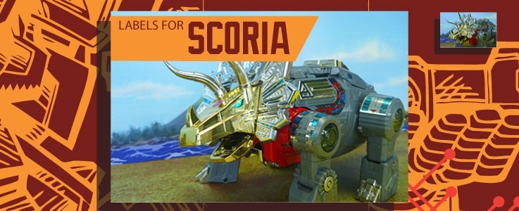 Labels for Fans Toys Scoria