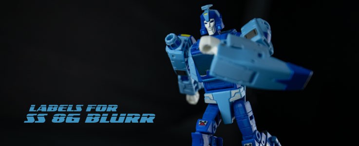 Labels for SS 86 Blurr