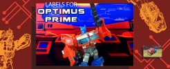 Labels for Generations Optimus Prime