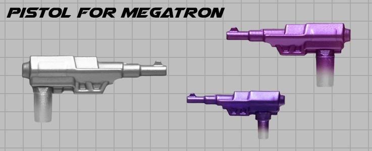 Pistol for TFTM Megatron