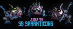 Labels for SS Sharkticons