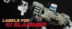 Labels for KI Autobot Slammer