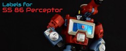 Labels for SS 86 Perceptor