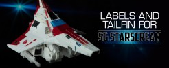 Labels & Tailfin for SG Starscream