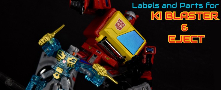 Labels & Parts for Transformers KI Blaster & Eject – Toyhax