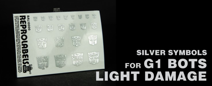 Silver Symbols for G1 Bots (Light Damage)