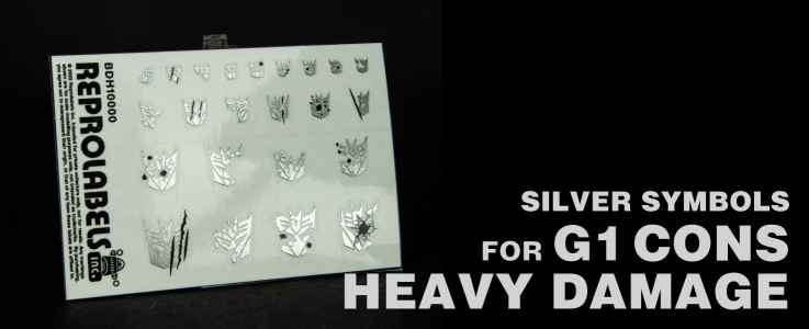Silver Symbols for G1 Cons (Heavy Damage)