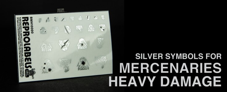 Silver Symbols for Mercenaries (Heavy Damage)