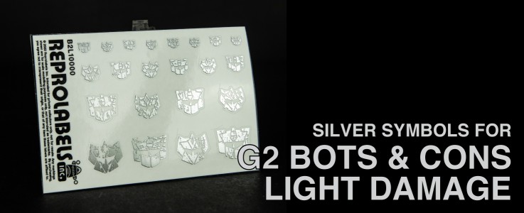 Silver Symbols for G2 Bots & Cons (Light Damage)