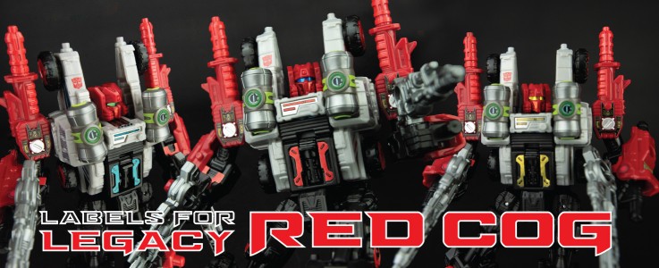 Labels for Legacy Red Cog