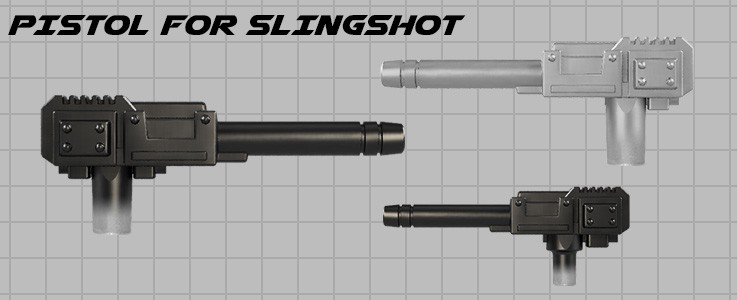 Pistol for Slingshot