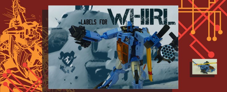 Labels for Gen. Whirl