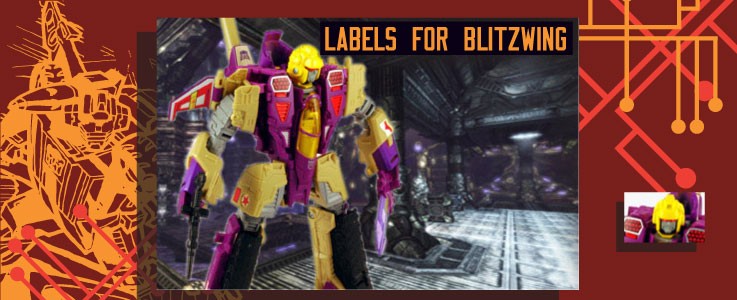 Labels for Gen. Blitzwing