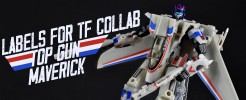 Labels for TF Collab Top Gun Maverick