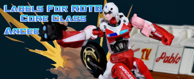 Labels & Stickers for Transformers Legacy Arcee – Toyhax