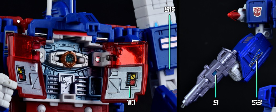 Labels & Stickers for Transformers SS 86 Ultra Magnus - Toyhax