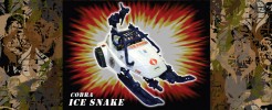 for GI JOE Cobra Ice Snake arctic attack vehicle (1993)