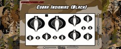 Cobra Command Insignia variety pack (black)