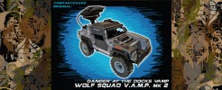 For JOE 50th Vamp MK.2 Wolf Squad Attack Vehicle (2016)