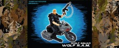 for GI JOE Wolf Squad Wolf RAM motorcycle (2017)