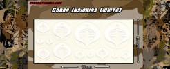 Cobra Command Insignia variety pack (white)
