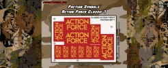Emblems for Action Force Classic 1