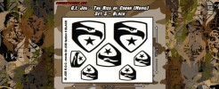 Emblems for The Rise of Cobra - Set 5 - Black