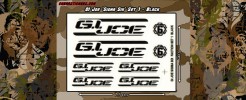 Emblems for G.I. Joe Sigma Six 1 - Black