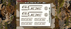 Emblems for G.I. Joe Sigma Six 1 - Grey