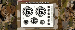 Emblems for G.I. Joe Sigma Six 2 - Black