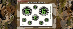 Emblems for G.I. Joe Sigma Six 3 Green/Black