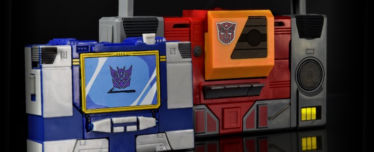 Labels and sticker upgrade for 40th Anniversary G1 Soundwave and Blaster