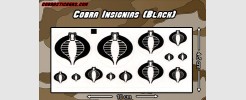Cobra Command Insignia variety pack (black)