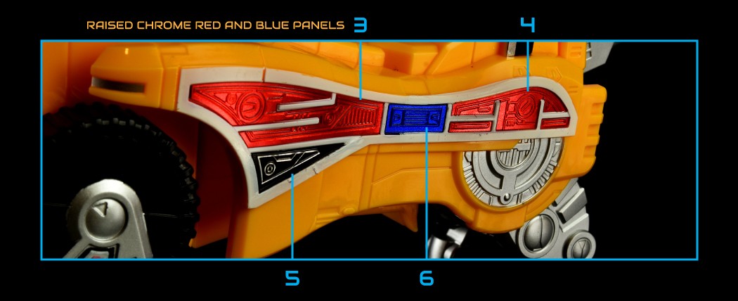 Labels and Stickers for Power Rangers Zord Ascension Project