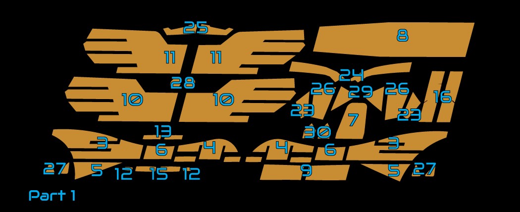 Labels and Stickers for Power Rangers Zord Ascension Project Labels and Stickers for Power Rangers Zord Ascension Project