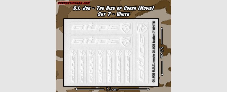 The Rise of Cobra - Set 7 - White