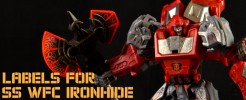 Labels for SS WFC Ironhide