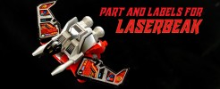 Part and Labels for Laserbeak (2025 Reprint)