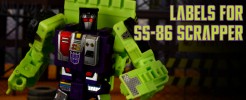 Labels for SS-86 Scrapper