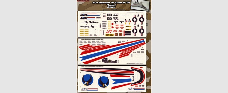 Skystriker XP-14F 30th Anniversary "Classic" (3 Sheets) Skystriker XP-14F 30th Anniversary "Classic" (3 Sheets)