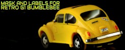 Mask & Labels for Retro G1 Bumblebee